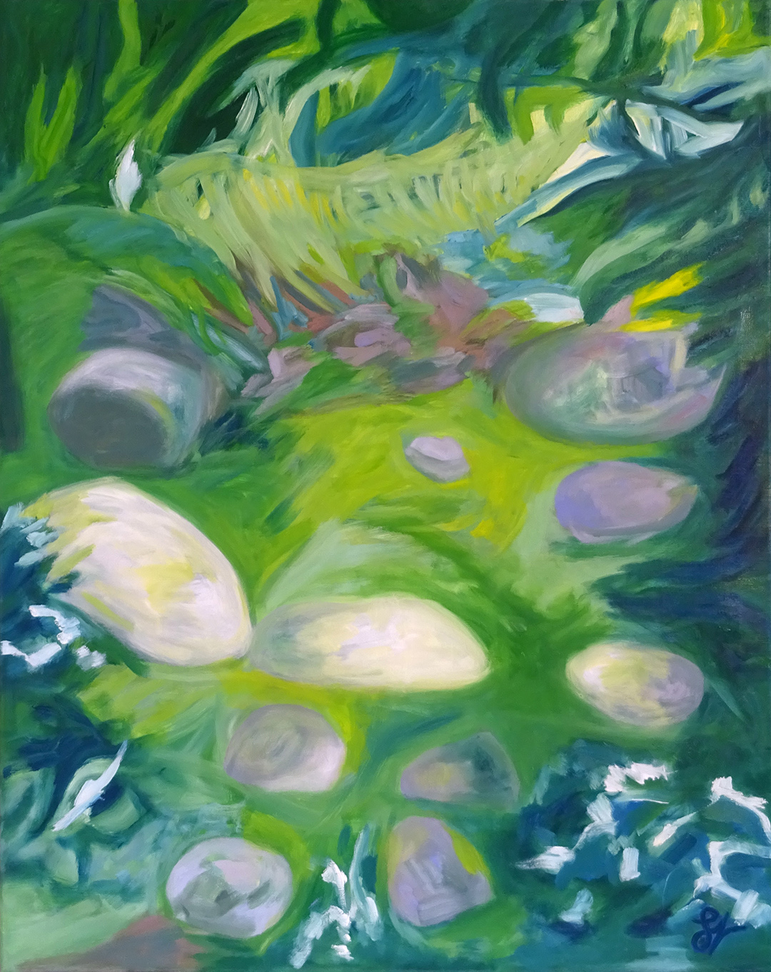 La forêt vosgienne 2 92 x 73 cm