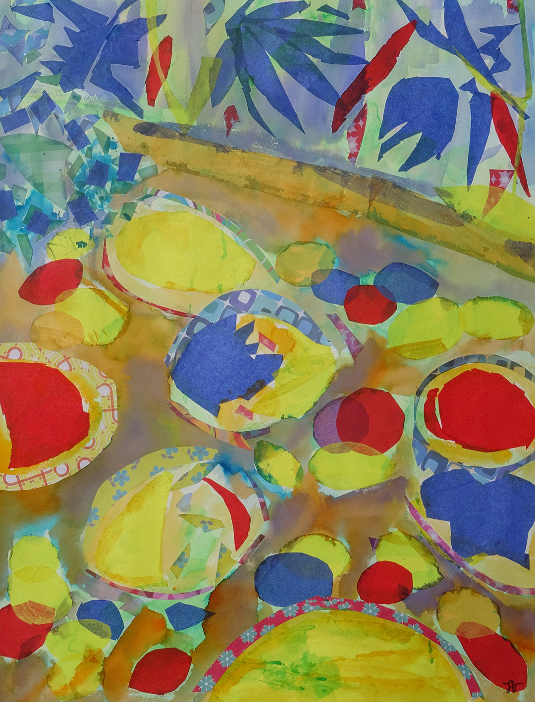 Les nénuphars, 50 x 65 cm, 2019-SandraVigouroux