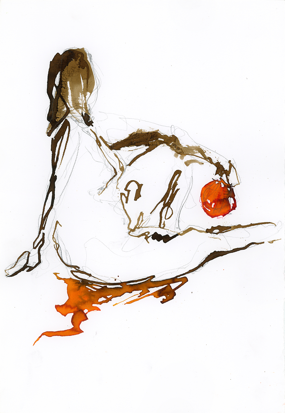 balle orange